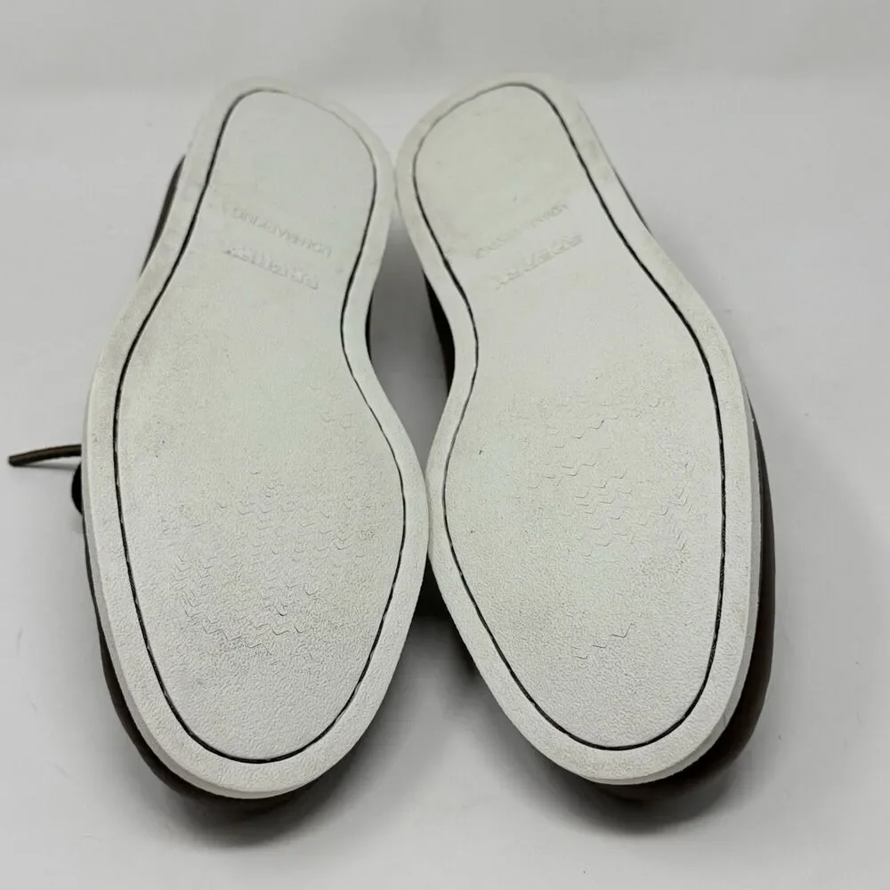 Sperry Gold Cup Boat Shoes Mens 12 M Brown Leather Casual Preppy Moccasins 2 Eye